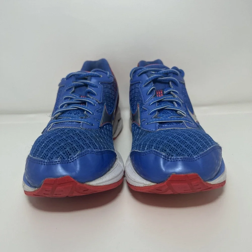 Mizuno Wave Rider 19 Running Shoes, Women's Size 10 Blue/Pink Trail J1GD160301